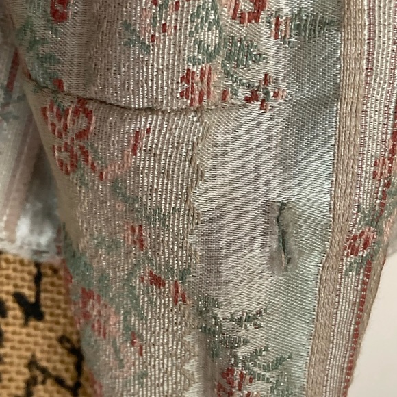 Vtg MJ Concepts in Sportswear Victorian Open Cropped Brocade Jacket Women's XS/S - Picture 10 of 14